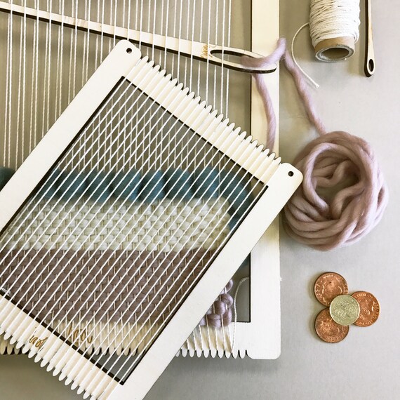 Weaving Loom Kit. Large lap loom. Learn to frame weave Etsy