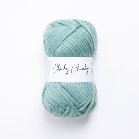 Teal Super Chunky Yarn. Cheeky Chunky Yarn by Wool Couture. 100g Ball  Chunky Yarn in Teal Green. Pure Merino Wool. 