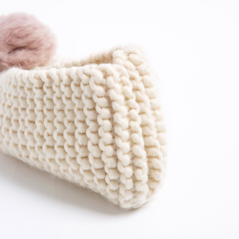 Slipper Knitting Kit. Make your own Mary Jane Slippers with a Knit Kit. Beginners knitting pattern by Wool Couture. image 6