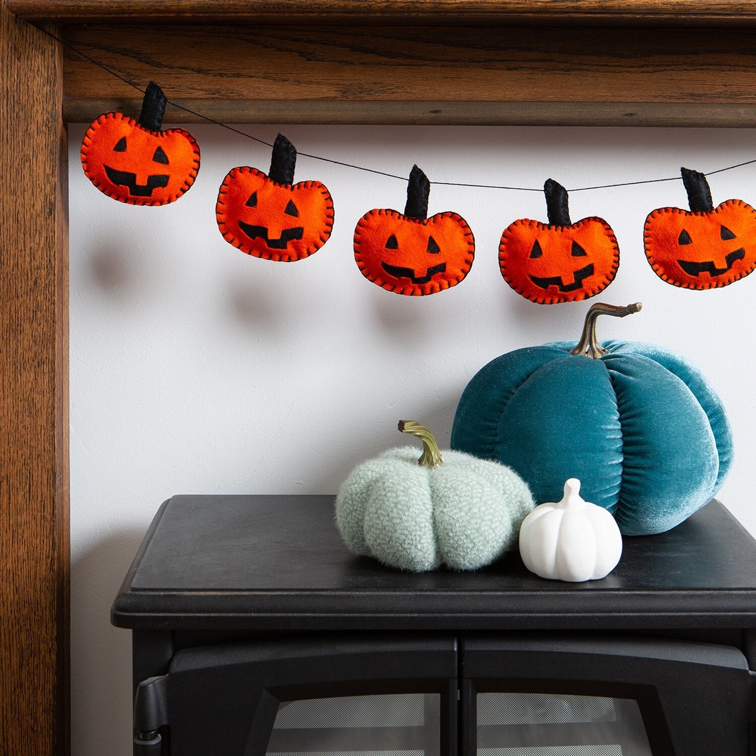 Pumpkin Party Halloween Bunting Felt Craft Kit Beginners - Etsy Israel Pumpkin Party Halloween Bunting Felt Craft Kit Beginners - Etsy Israel