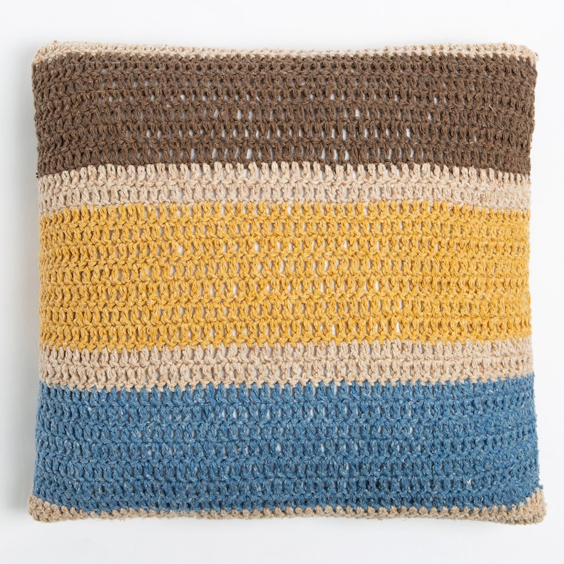 Cushion Crochet Kit. Beginners Crochet Kit. Learn to Crochet. Easy Kit. Pride Cushion Kit. Rainbow Cushion Crochet Kit by Wool Couture. image 3