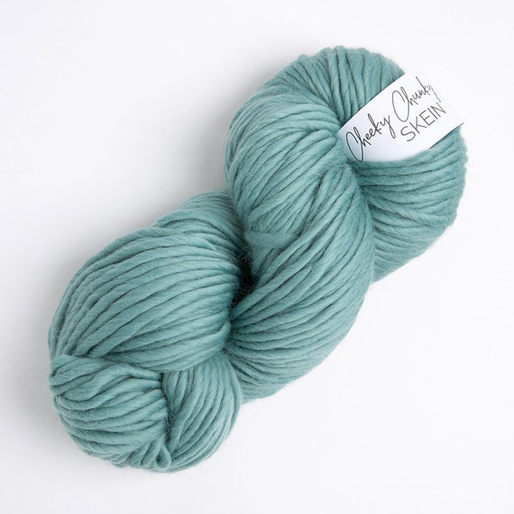 Teal Super Chunky Yarn. Cheeky Chunky Yarn by Wool Couture. 200g Skein  Chunky Yarn in Teal Green. Pure Merino Wool. 