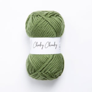 Sage green chunky wool clearance