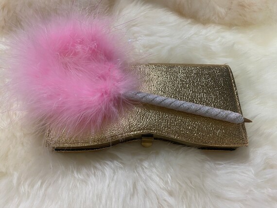 1960's Gold Hand Clutch - image 2