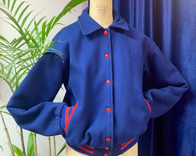 Vintage 1950’s Varsity Letterman Wool Jacket