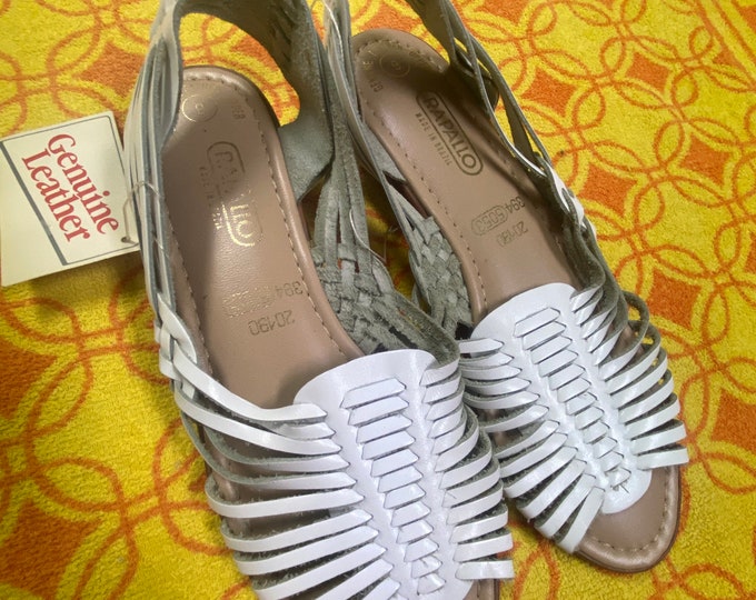 Vintage 1990’s Genuine Leather Huaraches Sandal