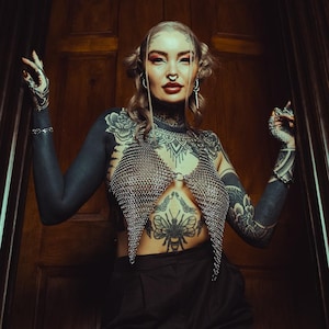 Stainless Steel Chainmail Bra | Chainmail Bra | Metal Bra