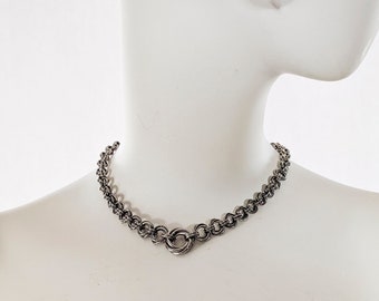 Chainmail Swirl Necklace