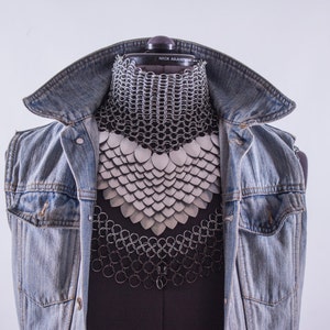 Made To Order: Mandorian High Neck Collar EDM Scale Chest Armour
