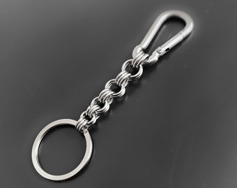 Key Ring | Key Chain | Chainmail Key Ring | Ascending Chainmail Key Chain