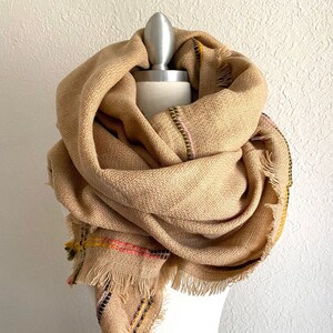 Oversized Scarf,Blanket Scarf,Chunky Scarf,Beige Shawl,Boho Wrap Scarf,Warm Scarf,Oversized Scarves,Big Boho Shawl,Huge Wrap,Women Accessory