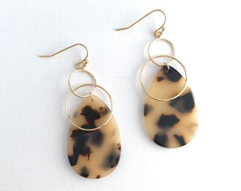 Leopard Pattern Earrings,Acrylic Animal Print Earrings,Tortoise Shell Earrings,Tortoise Dangle Earrings,Tortoise Drop Earrings,Resin Earring