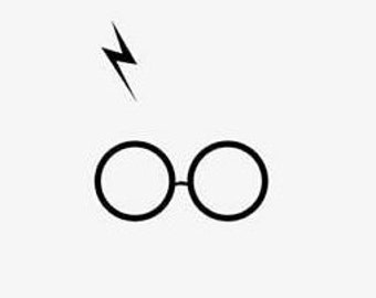 Download Harry potter glasses svg | Etsy