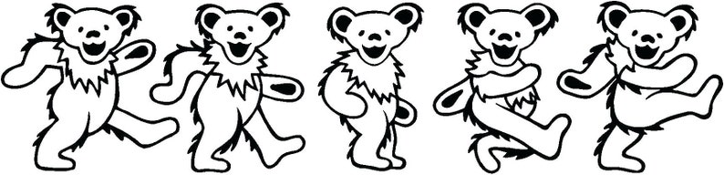 Dead Bears Dancing Bears SVG Grateful Dead Svg Dance Bear | Etsy