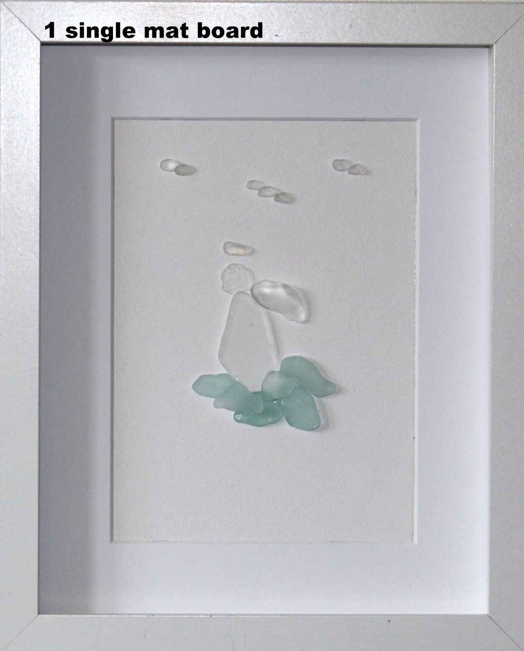 Sea Glass Art Wall Decorsea Glass Angel Wall Decorsea Glass Etsy
