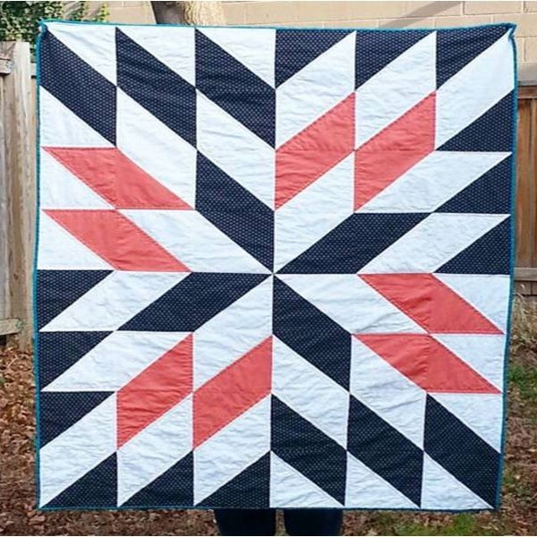 Star Gazing - Quilt Pattern - 3 Sizes (Throw, Single/Twin & Queen) - 3 for 1!