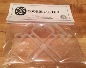 Hammer & Stain Cookie Cutter -  Double Hammer