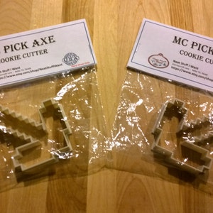 Minecraft Inspired MC P-Axe Cookie Cutter image 2