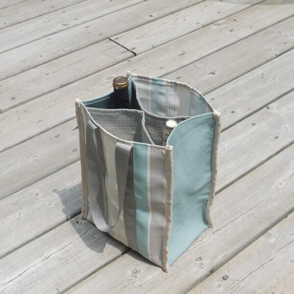 Four-Bottle Bag for Wine or Milk (or other) bottles (4BB-019)