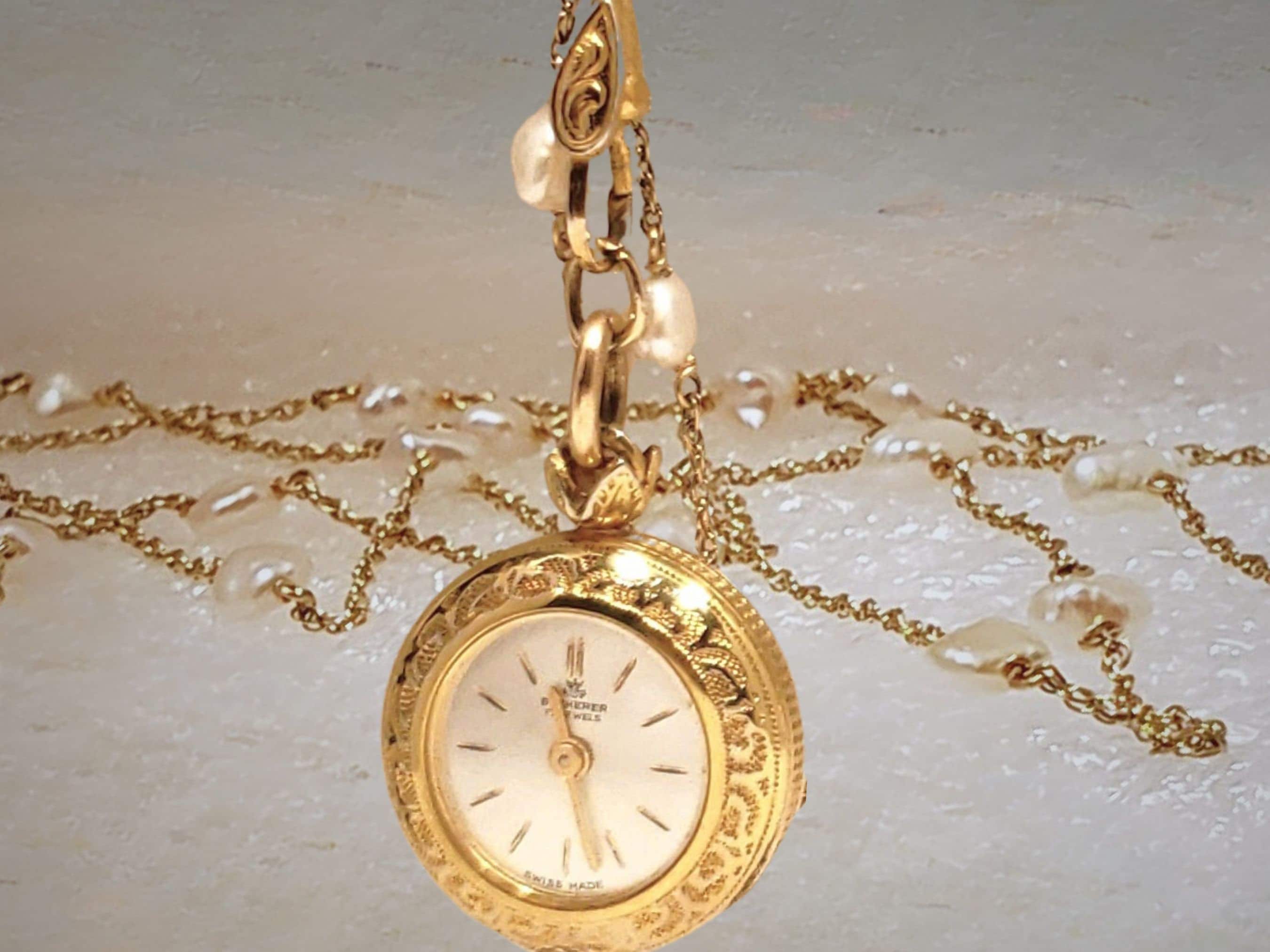 Bucherer necklace watch discount