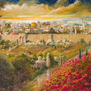 Jerusalem / Fine Art / Painting / Giclee / Home Decor