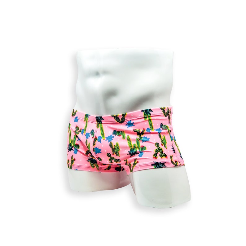 mens pink swimwear