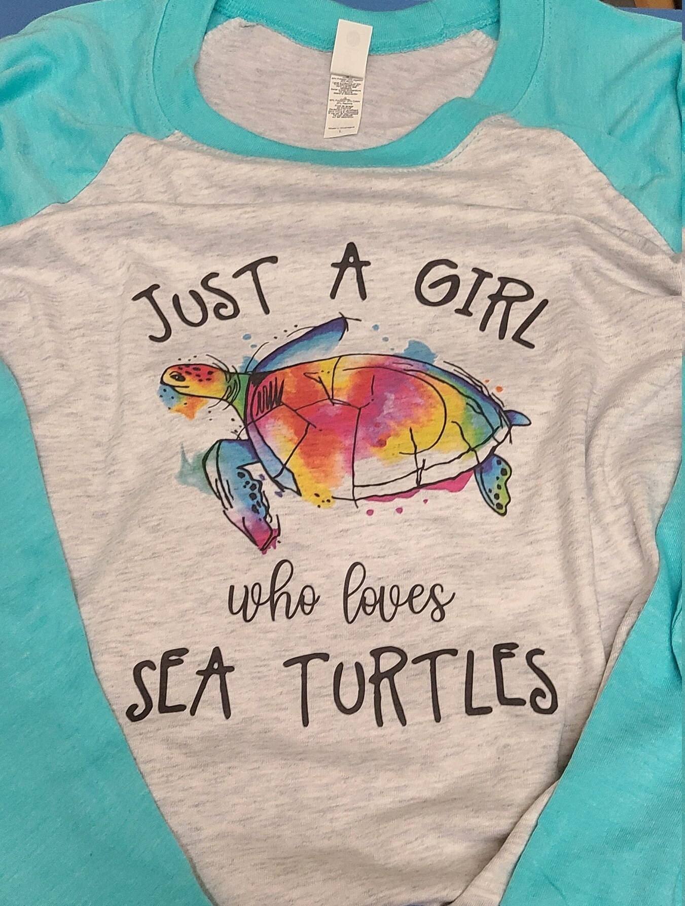 Just A Girl Who Loves Turtles By EQ Designs