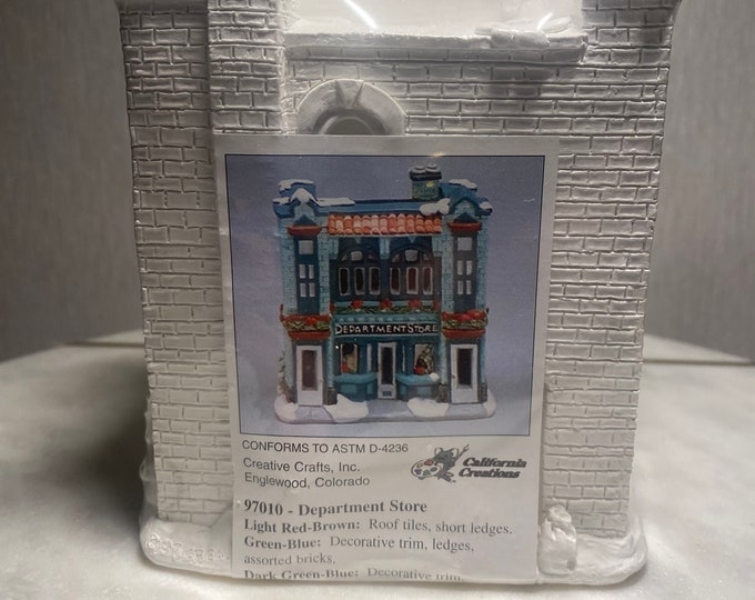 California Creations DEPARTMENT STORE 97010 Creative Crafts Ready to
