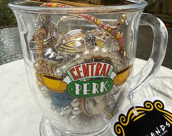 Friends Rachel Green Jewelry Jar Friends Footed Glass Mug