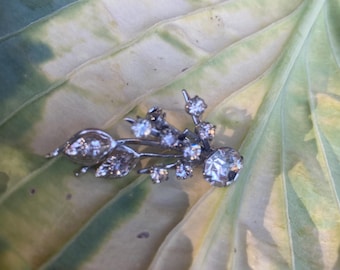Small Rhinestone Pin Brooch