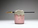 1 Imperfect Ceramic Paintbrush Holder, Slightly Imperfect Range. H:8cm x W.6cm Aprox.  Please Read Description Before Purchase. 