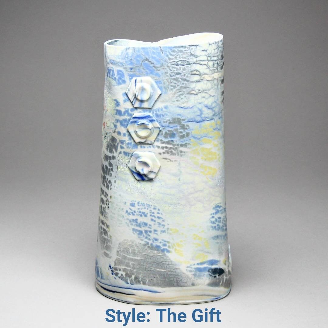 Ceramic Abstract Art Vessel. Studio Pottery Collectable 9th Etsy UK