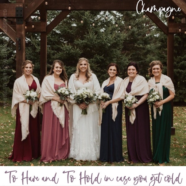 bridesmaid shawl spring