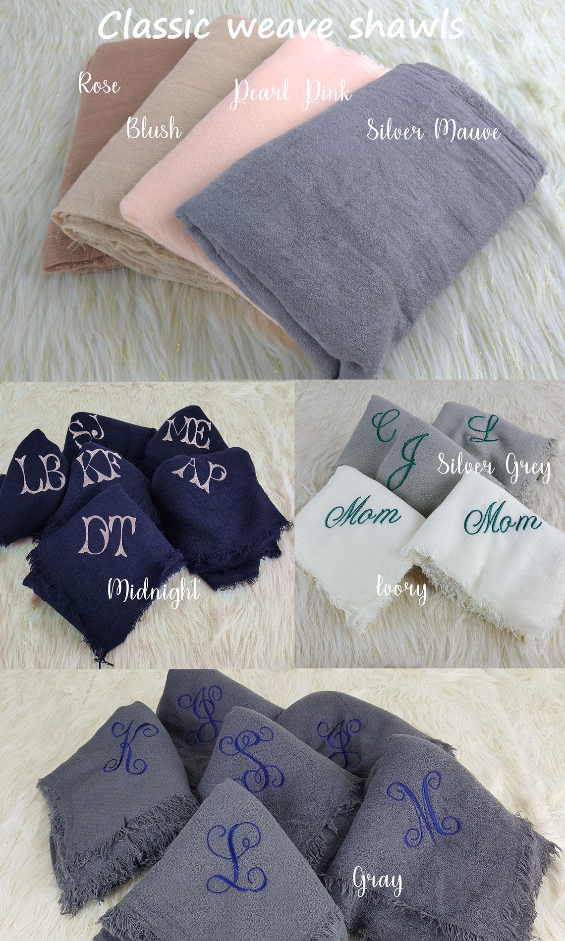 bridesmaid shawl fall