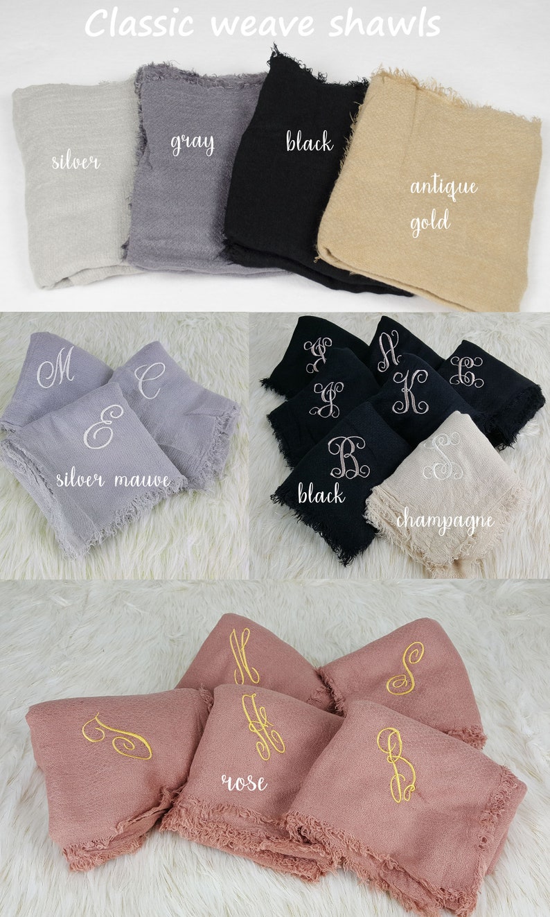 bridesmaid shawl winter