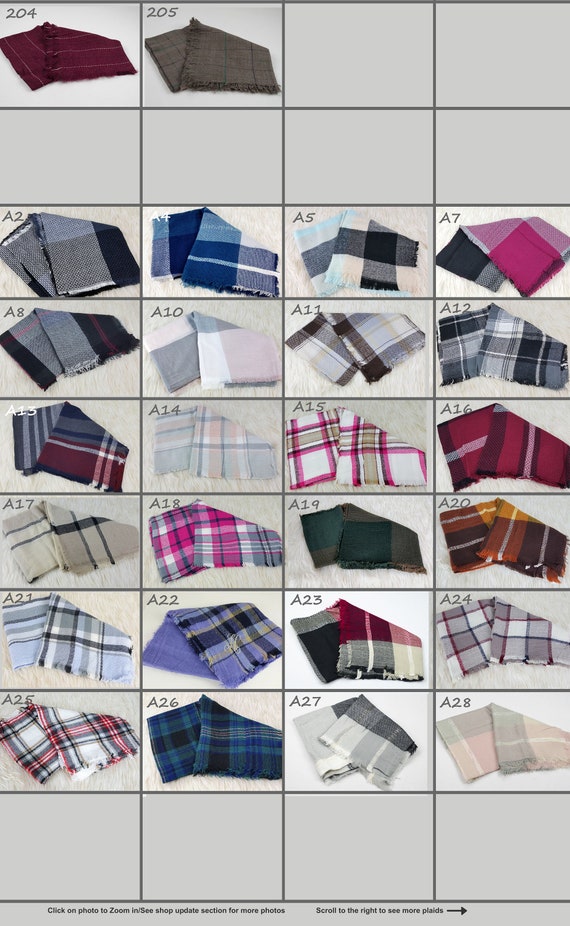 Plaid blankets in bulk for wedding new arrivals