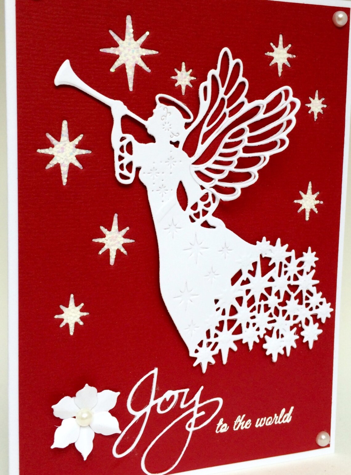 Unique 3D Angel Christmas Card Hand Made Christmas Card Etsy