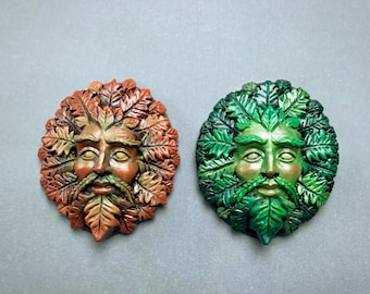 Green Man Magnet/brooch