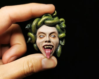 Medusa Head - Wall Sculpture or Magnet