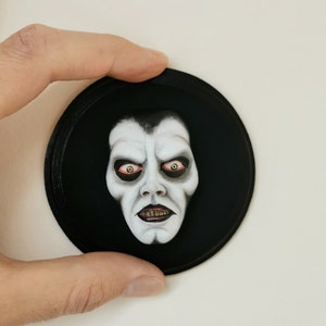 The Exorcist Pazuzu / Captain Howdy wall sculpture, brooch or magnet image 9