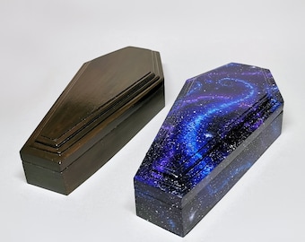 Handmade Coffin Box - Pen Holder, Jewellery Box - Custom made
