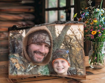 Custom Photo Wood Print Personalized Photo Gift Wall Art Rustic Decor Photo Keepsake Memento Nature Photography Print Wall Hanging Home