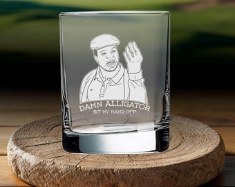 Personalized Golf Whiskey Glass: Happy Gilmore Inspired Sports Gift