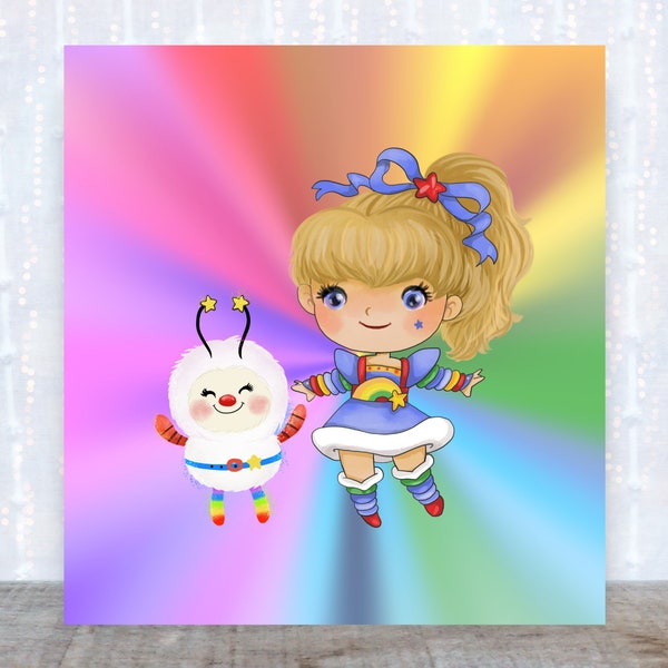 Rainbow Brite,Greeting Card,Birthday Card