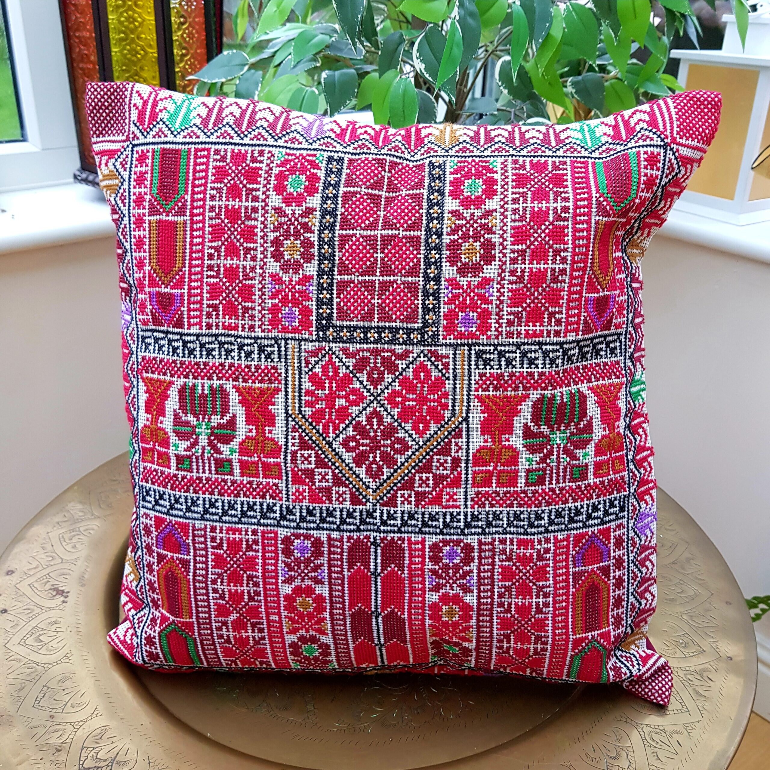 Palestinian cross stitch cushion/pillow cover Multi BU3 Etsy