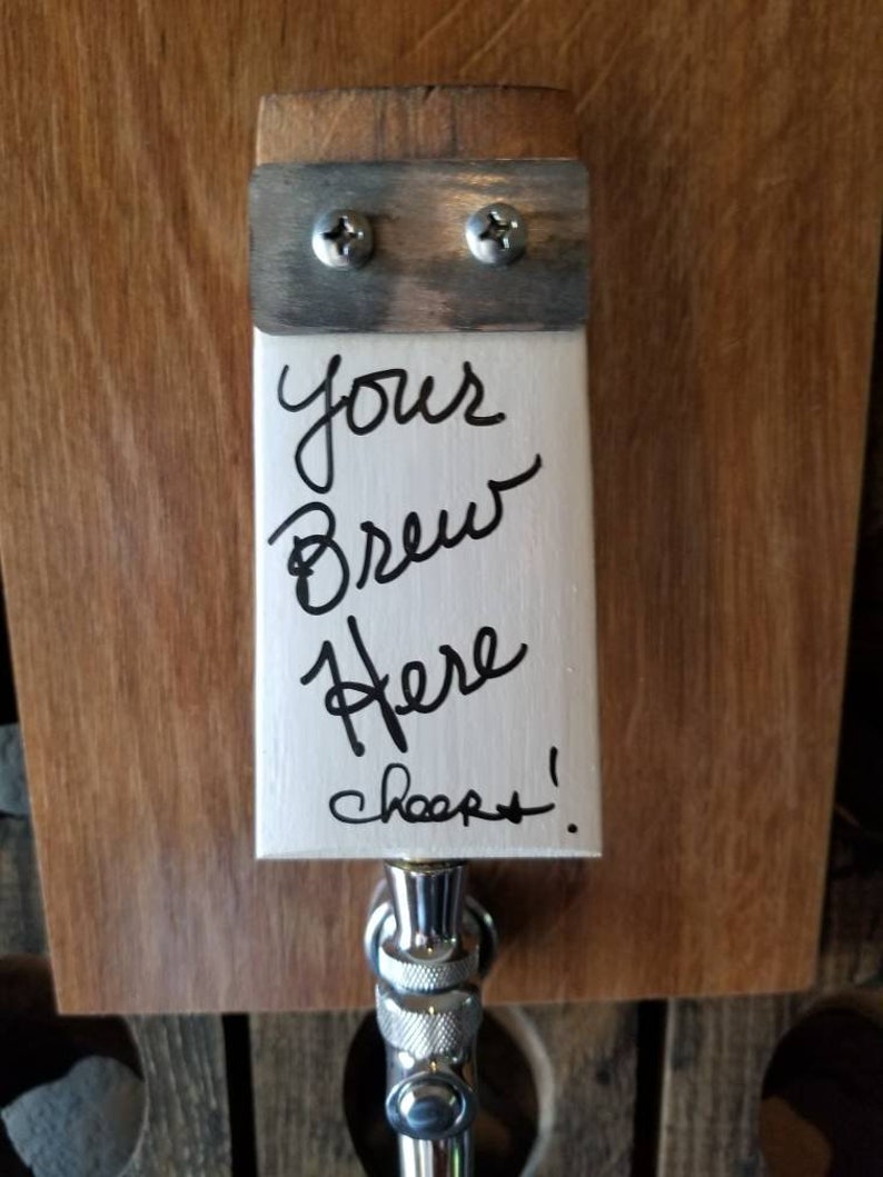 Dry Erase Beer Tap Handle on Napa Valley Wine Stave Etsy