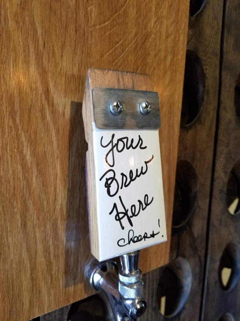 Dry Erase Beer Tap Handle on Napa Valley Wine Stave Etsy