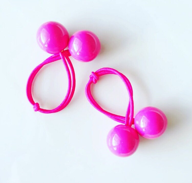 Pink Hair Ties Ball Hair Ties Monsters Inc Boo Boo Monsters Etsy