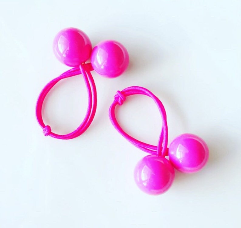Pink Hair Ties Ball Hair Ties Monsters Inc Boo Boo Monsters Etsy