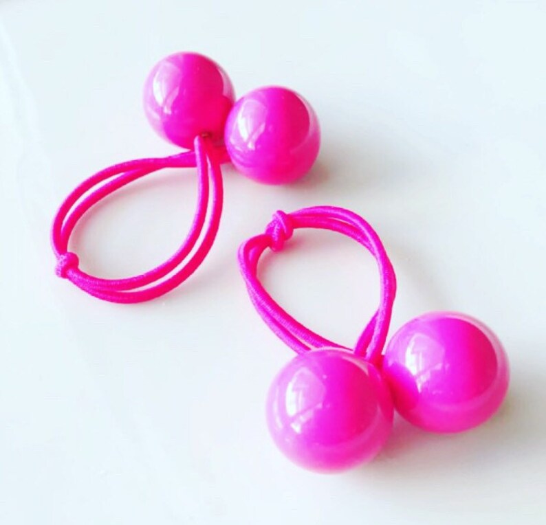 Pink Hair Ties Ball Hair Ties Monsters Inc Boo Boo Monsters Etsy